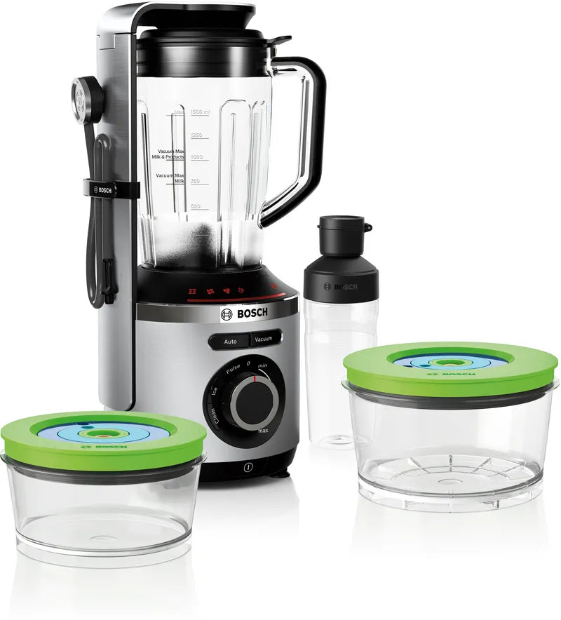 Seria 8 Blender cu vacuum VitaPower 1000 W Silver (Argintiu) MMBV625M, Bosch