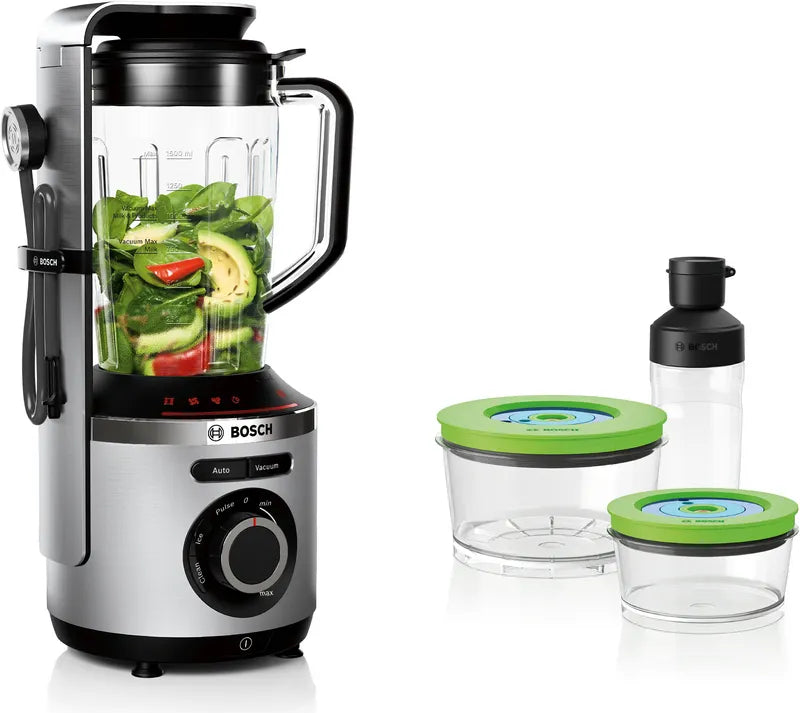 Seria 8 Blender cu vacuum VitaPower 1000 W Silver (Argintiu) MMBV625M, Bosch