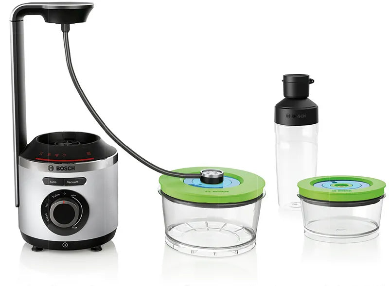 Seria 8 Blender cu vacuum VitaPower 1000 W Silver (Argintiu) MMBV625M, Bosch
