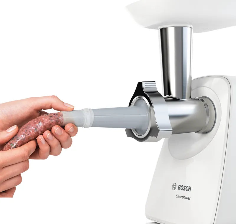 Tocător de carne SmartPower 1500 W Alb, Alb MFW2510W, Bosch