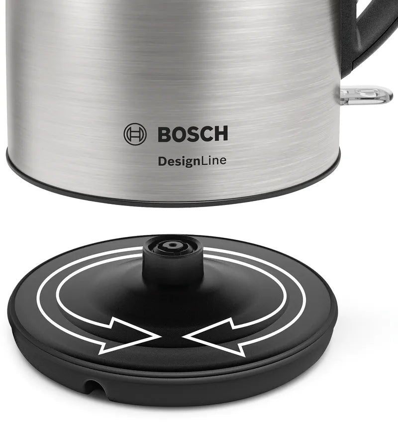 Fierbător de apă DesignLine Inox TWK3P420, Bosch