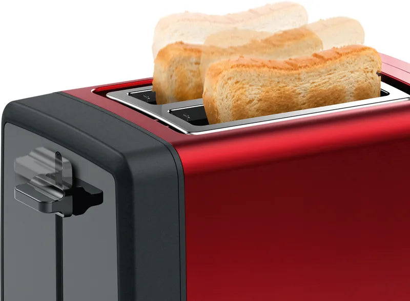 Prăjitor pâine compact DesignLine Red TAT4P424, Bosch