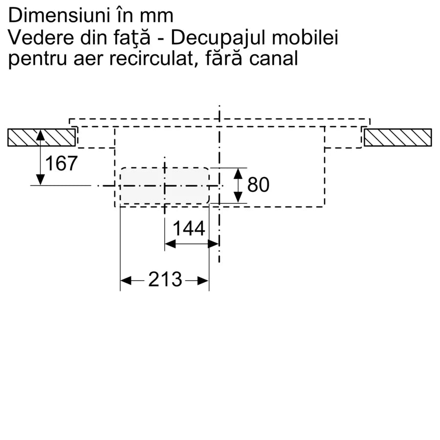 Plită pe inducție cu sistem de ventilare integrat 80 cm Flex Design V68YYX4C0, Neff