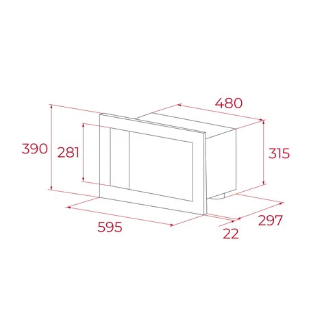 Cuptor cu microunde incorporabil ML 8200 BIS, Teka