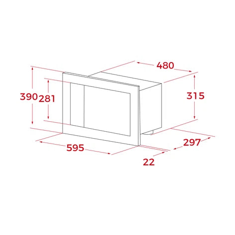 Cuptor cu microunde incorporabil ML 8200 BIS WH, Teka