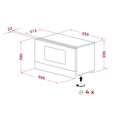 Cuptor cu microunde incorporabil ML 82-G1 BIS L, Teka