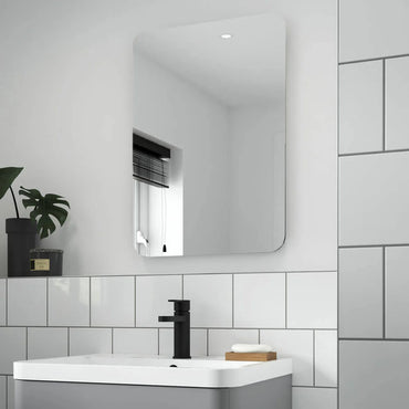 Oglinda simpla luft 10 mm Verticala colturi rotunjite R85 mm - Reyze