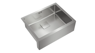 Chiuvetă din inox, cu posibilitate de instalare 3 în 1: undermount, top & flush, o cuvă și sistem SilentSmart, American Professional 60 M-XP 1B Teka