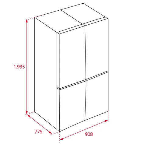 Combină frigorifică Free Standing RMF 77920 EU SS, Teka