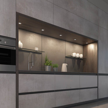 Corp de iluminat LED nichel satinat, Venere Diviemme