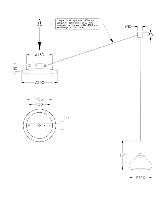 Pendul Arabella Fabas 3547-41-102