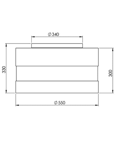 Plafoniera Arona Fabas 3698-65-360