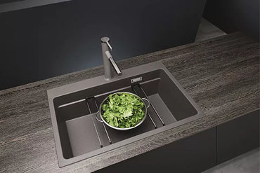 Chiuveta de bucatarie Etagon 525187, silgranit Antracit, 780 x 510 mm, Blanco