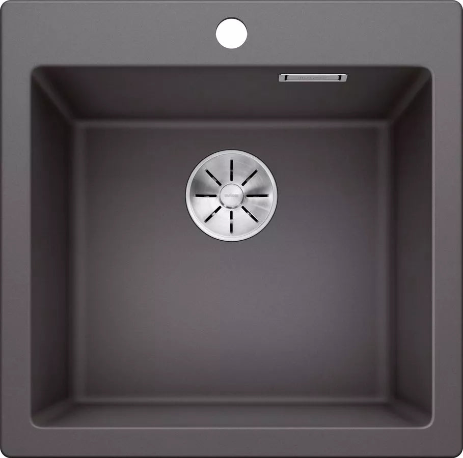 Chiuveta bucatarie Pleon 5 521669, silgranit Gri Piatra, 515 x 510 mm, pe blat, Blanco