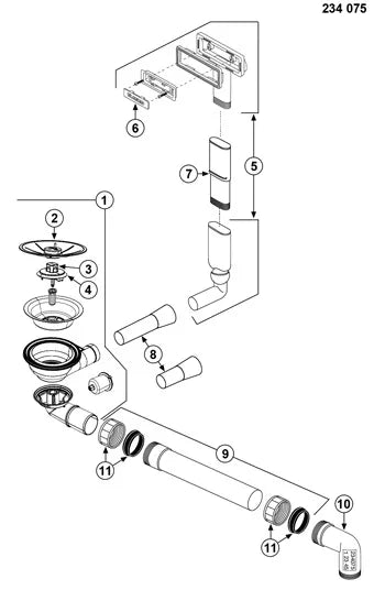 Chiuveta bucatarie Pleon 5 521677, silgranit Cafea, 515 x 510 mm, pe blat, Blanco