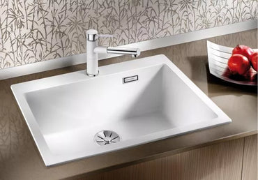 Chiuveta bucatarie Pleon 8 523047, silgranit Alb, 700 x 510 mm, Blanco