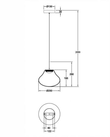 Pendul Deva Fabas 3774-40-125