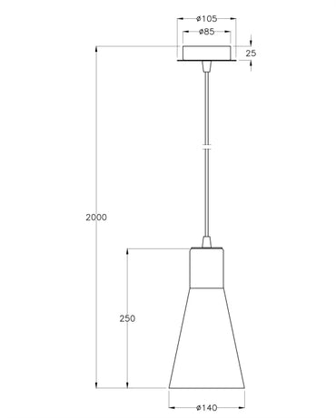 Pendul Diana Fabas 2753-40-138