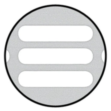 Grila aerisire patrata 500x100mm, gri, Hafele