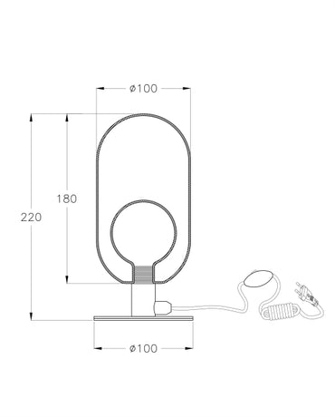 Veioza Gubbio Fabas 3553-31-125