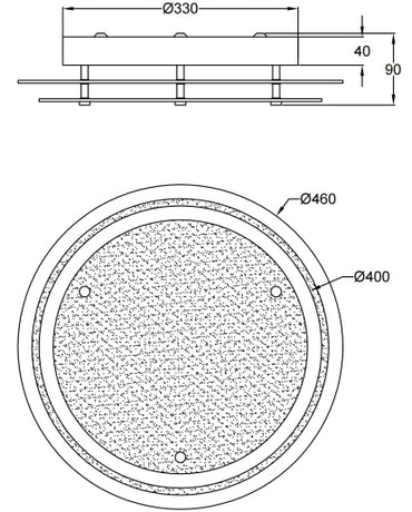 Plafoniera Hill Fabas 2958-64-102