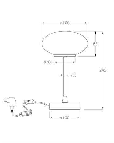 Veioza Jap Fabas 3339-30-178