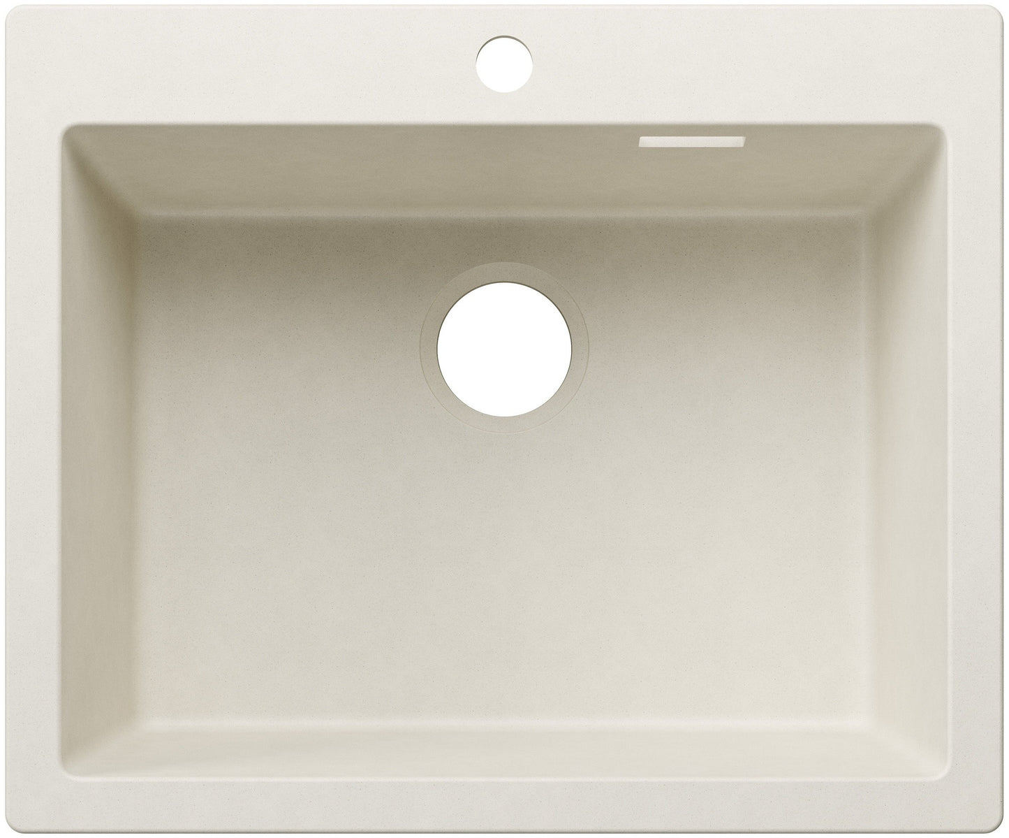 Chiuveta bucatarie Pleon 6, 527772, alb antic, pe blat, 620 x 510 mm, Blanco