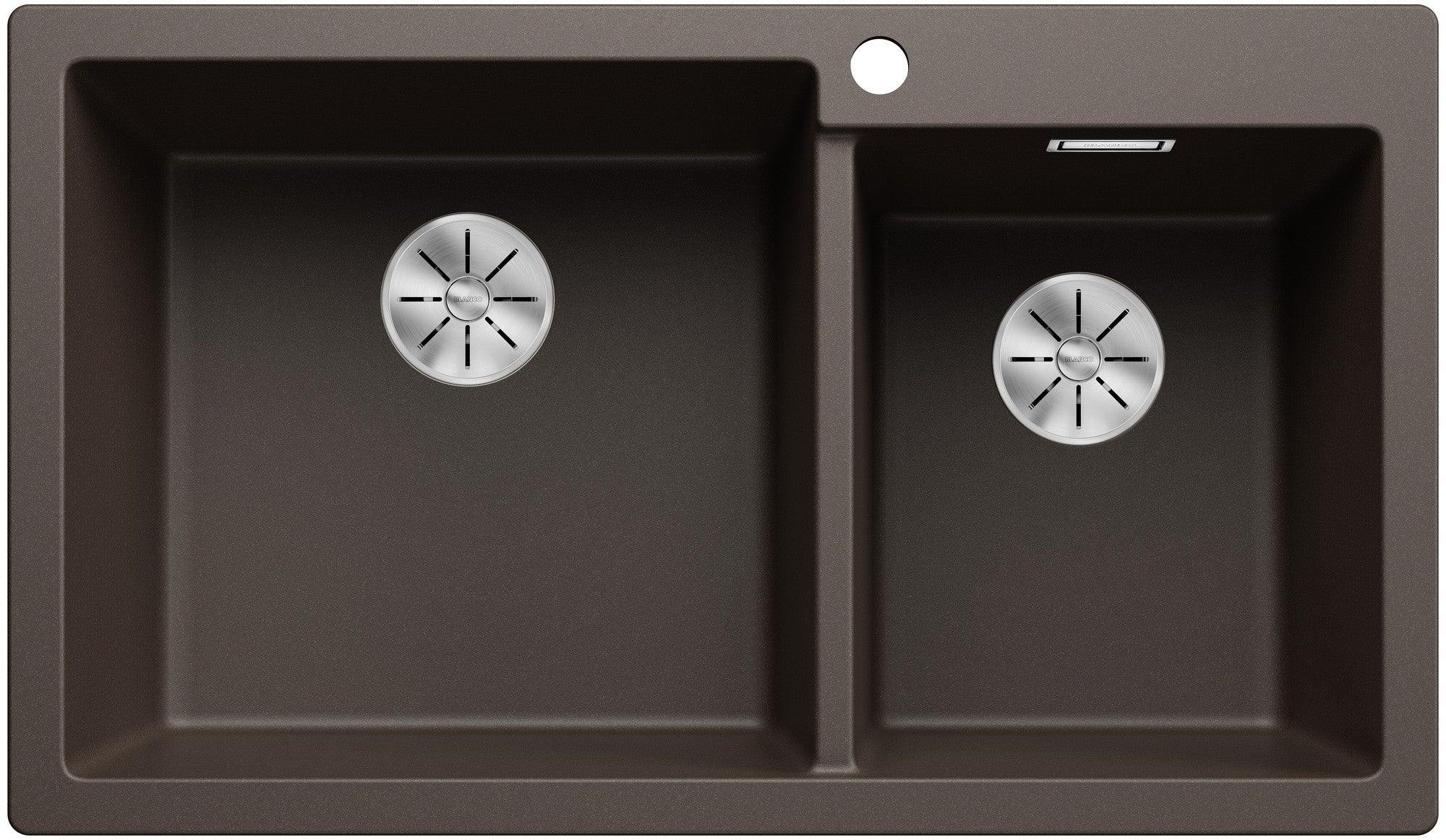 Chiuveta bucatarie Pleon 9 527643, Cuva Mare stanga, silgranit Cafea, 860 x 500 mm, Blanco