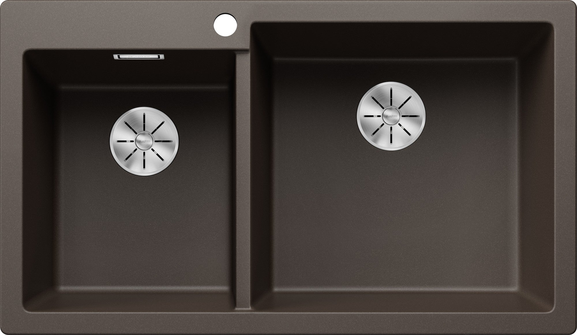 Chiuveta bucatarie Pleon 9 523066, Cuva Mare dreapta, silgranit Cafea, 860 x 500 mm, Blanco