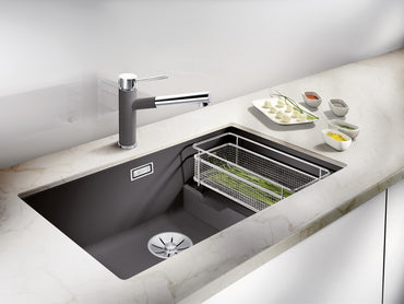 Chiuveta bucatarie Subline 700 523452, silgranit antracit, 730 x 460 mm, Blanco