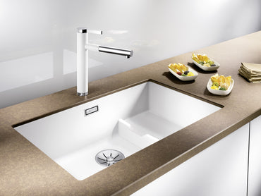 Chiuveta bucatarie Subline 700 523456, silgranit alb, 730 x 460 mm, Blanco