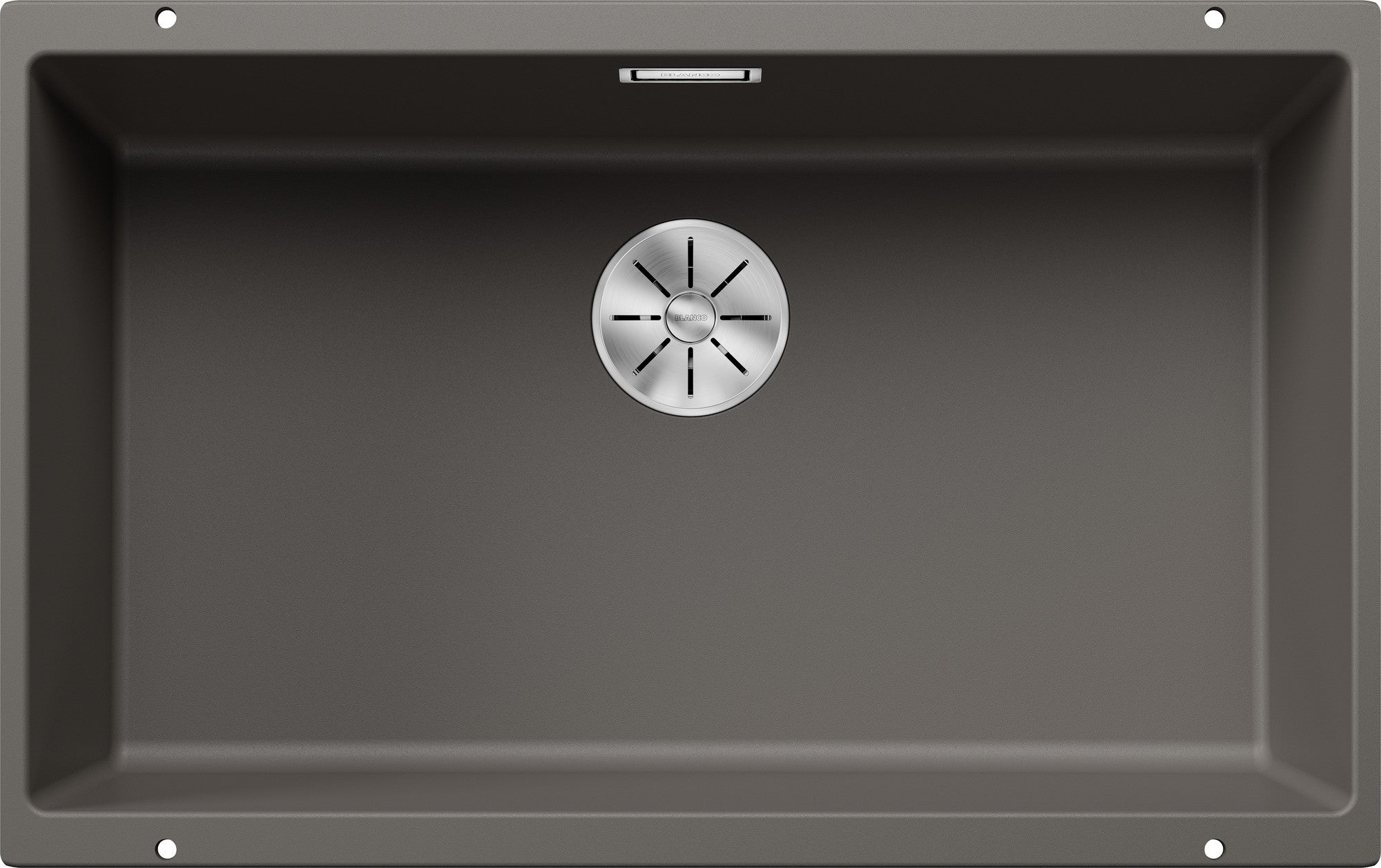 Chiuveta de bucatarie, Subline 527356, silgranit gri vulcan, 730 x 460 mm, Blanco