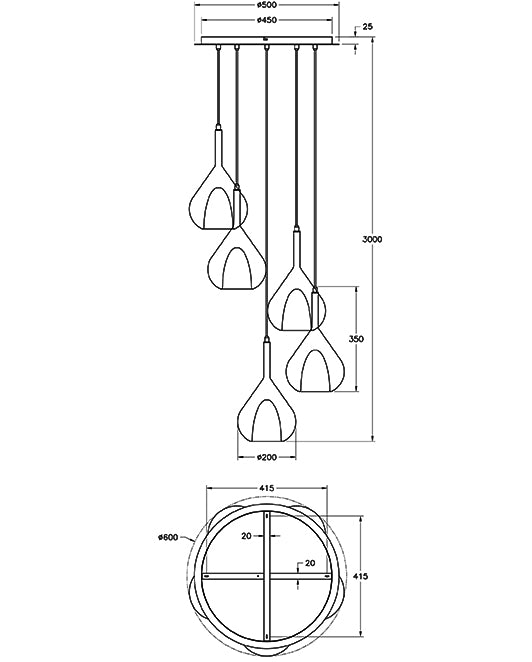 Pendul Lila Fabas 3481-49-362