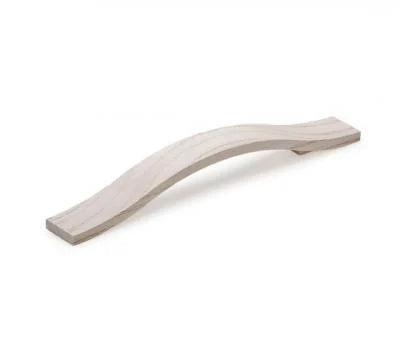 Maner pentru mobila Calin, finisaj alb periat, L:240 mm