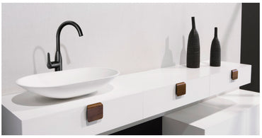 Buton pentru mobila Tacco, finisaj nuc