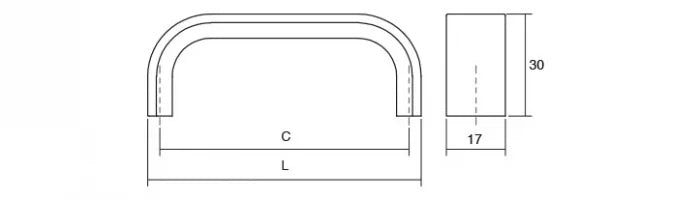 Maner Sense Mini 263 Negru Mat by Viefe Studio , Viefe