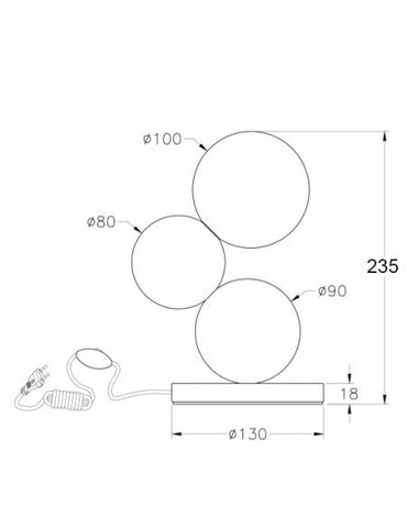 Veioza Micky Fabas 3754-30-215