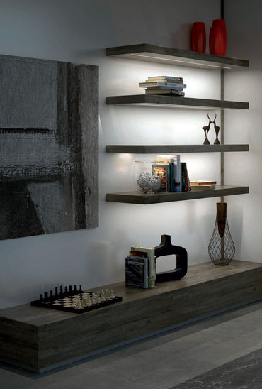 Profil LED incastrat pentru mobila 413mm, Mini Profilo Diviemme