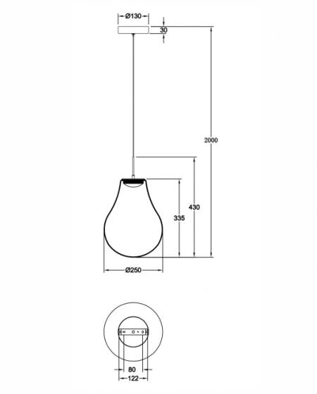 Pendul Noa Fabas 3772-40-126