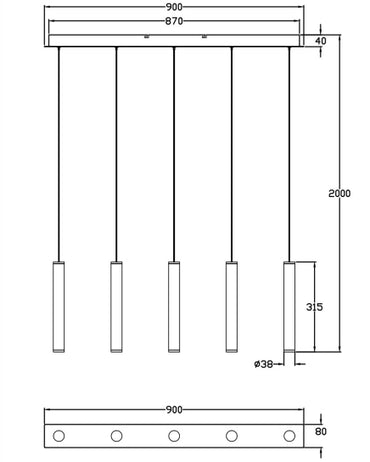 Lustra Prado Fabas 3685-48-209