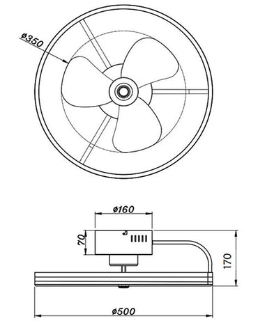 Plafoniera Relais Fabas 3709-65-101