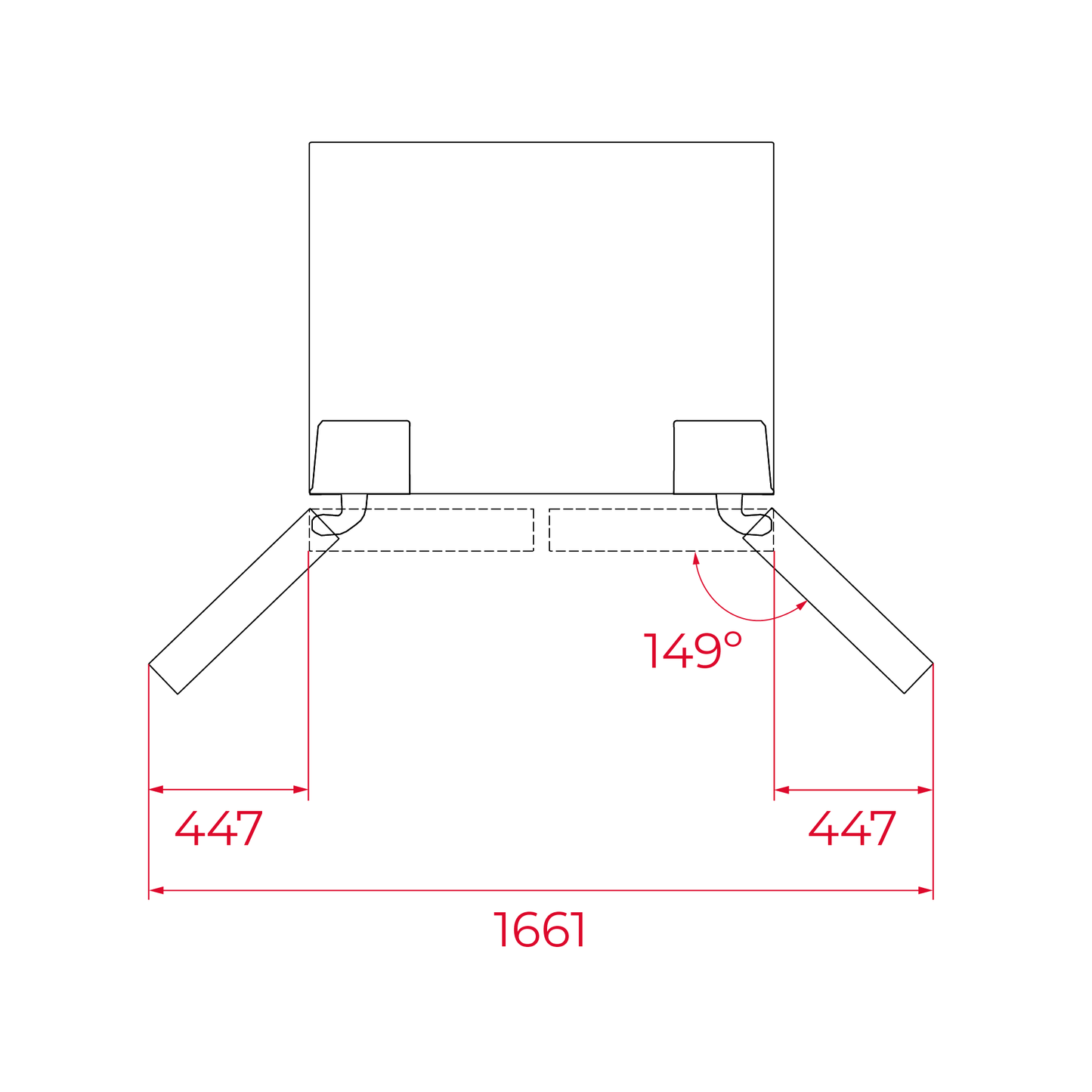 Combina frigorifica Side by Side RLF 85950 GBK, frigider vinuri integrat, Teka