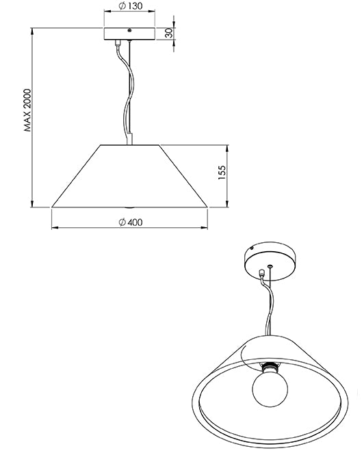 Pendul Salento Fabas 3637-40-125
