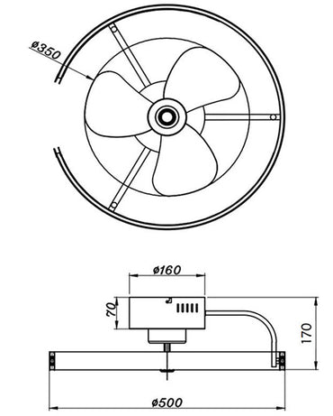 Plafoniera Savoy Fabas 3710-65-102