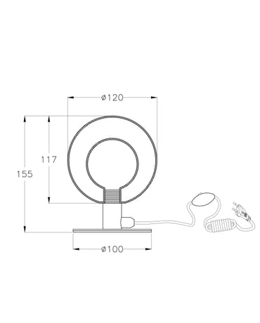 Veioza Gubbio Fabas 3554-31-125
