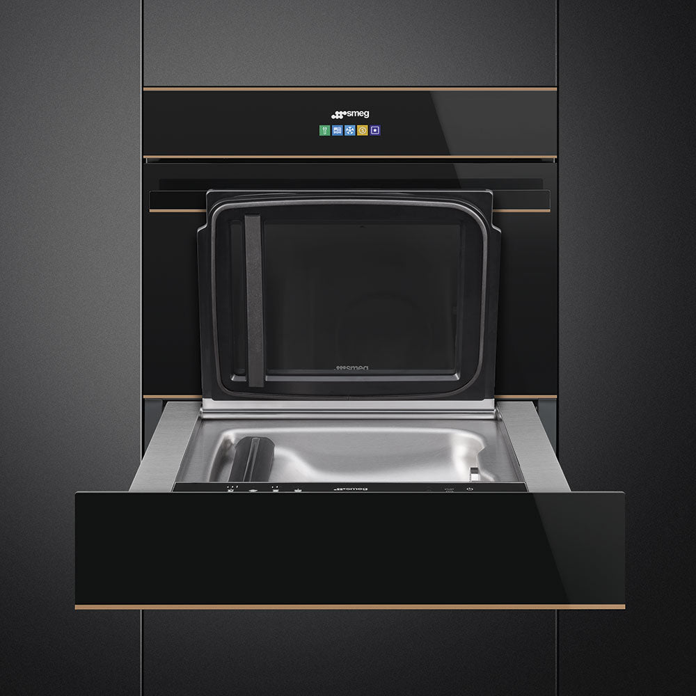 Sertar Dolce Stil Novo CPV615NR, Smeg