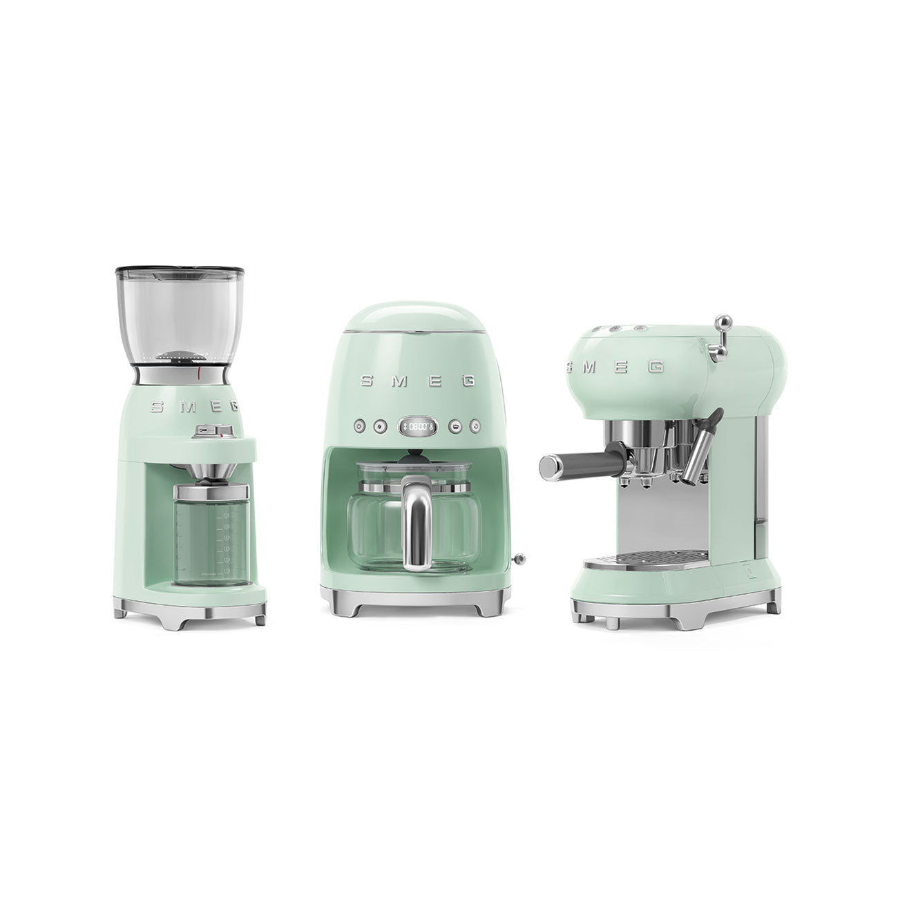 Cafetieră 50's Style DCF02PGEU, Smeg