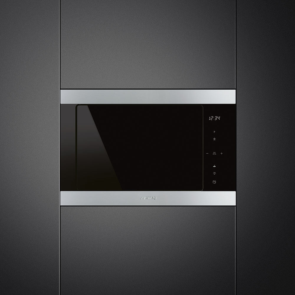 Cuptor cu microunde incorporabil Classica FMI325X, Smeg