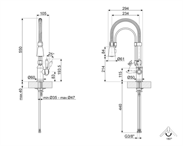 Baterie Coloniale MIDR7CR-2, Smeg - applemob