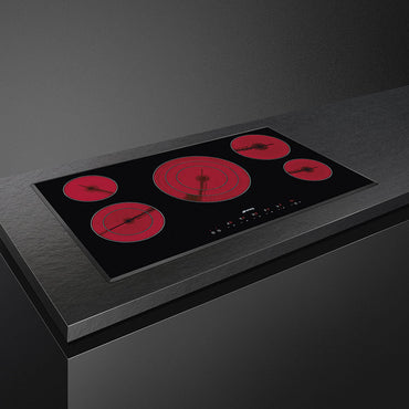 Plită electrică Universale SE395ETB, Smeg